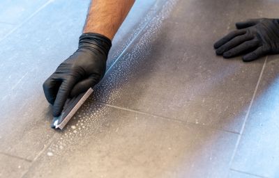 Local Tile Grout Sealing pros at work